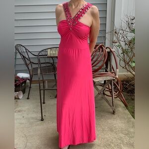 Pink Jewel Maxi Dress